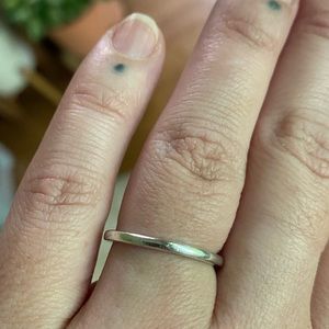 925 silver band, size 7